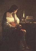 LA TOUR, Georges de The Magdalen with the Nightlight (mk05) Germany oil painting reproduction